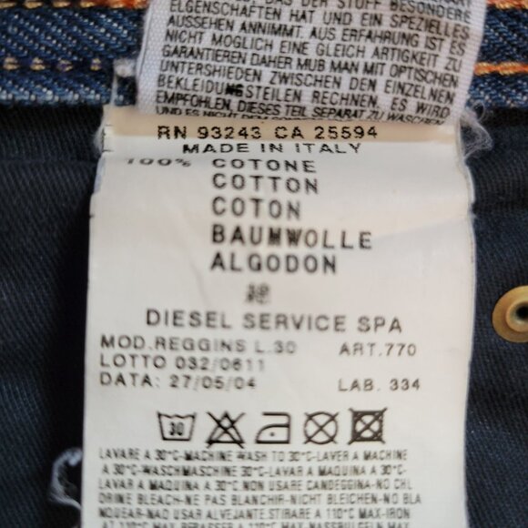 Diesel Low Rise Boot cut Jeans Medium Wash Size 25 - Picture 5 of 13